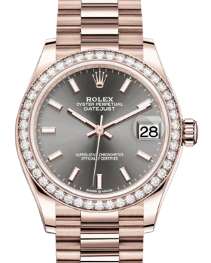 Budget-Friendly Quartz Watches for StudentsRolex Lady-Datejust 31 Rose Gold Rhodium Index Dial & Diamond Bezel President Bracelet 278285RBR