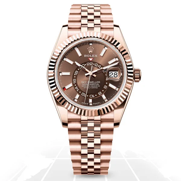 Women’s Dress Watches with Elegant StrapsRolex	Sky-Dweller 336935