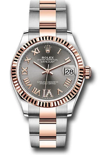 Retro-Inspired Quartz Watches for Retro LoversRolex Steel and Everose Gold Datejust 31 Watch - Fluted Bezel - Mother-Of-Pearl Diamond Dial - Oyster Bracelet 278271 dkrhdr6o