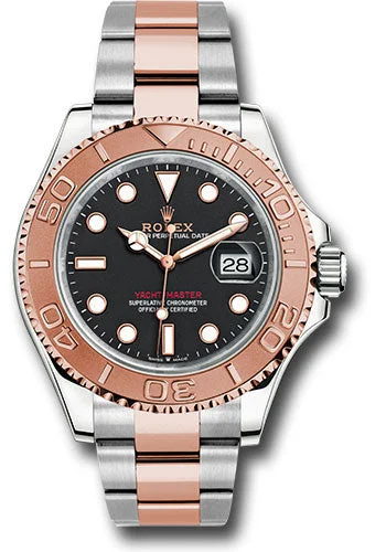 Watches with Sword-Style Hands for a Distinctive LookRolex Steel and Everose Gold Yacht-Master 40 Watch - Black Dial - 3235 Movement - 126621 bk