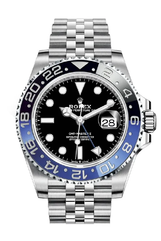 Classic Style Watches for Timeless AppealRolex GMT-Master II Batman Black and Blue Bezel Automatic Men's Jubilee Watch 126710BLNR 126710