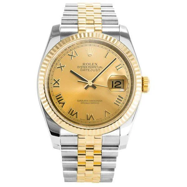 Watches with Power Reserve Indicator (for mechanical)Replica Rolex Datejust Roman Numerals 116233