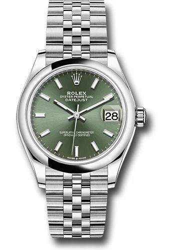 Budget-Friendly Quartz Watches for StudentsRolex Steel and White Gold Datejust 31 Watch - Domed Bezel - Mint Green Index Dial - Jubilee Bracelet - 2020 Release - 278240 mgij