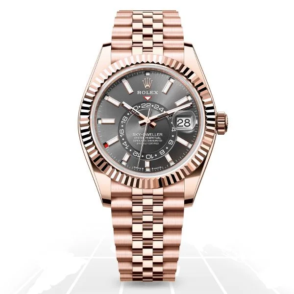 Watches with Multiple Time Zone DisplaysRolex	Sky-Dweller 336935