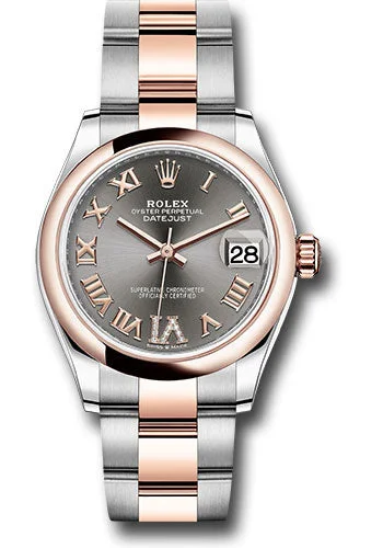 Analog-Digital Hybrid Watches for Dual FunctionalityRolex Steel and Everose Gold Datejust 31 Watch - Domed Bezel - Mother-Of-Pearl Diamond Dial - Oyster Bracelet 278241 dkrhdr6o