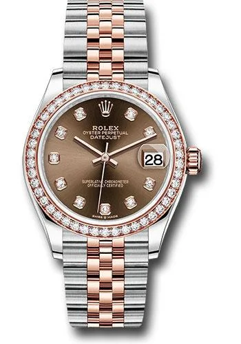 Budget-Friendly Quartz Watches for StudentsRolex Steel and Everose Gold Datejust 31 Watch - 46 Diamond Bezel - Chocolate Diamond Dial - Jubilee Bracelet - 278381RBR chodj