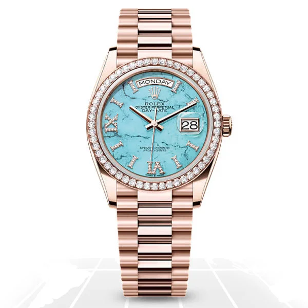 Outdoor Adventure Watches with CompassRolex	Day-Date 36 "Turquoise"	128345RBR