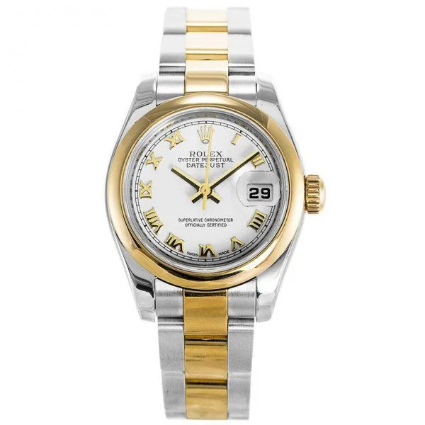 Luxury Quartz Watches with High-End MovementsReplica Rolex Datejust Roman Numerals Ladies 179163