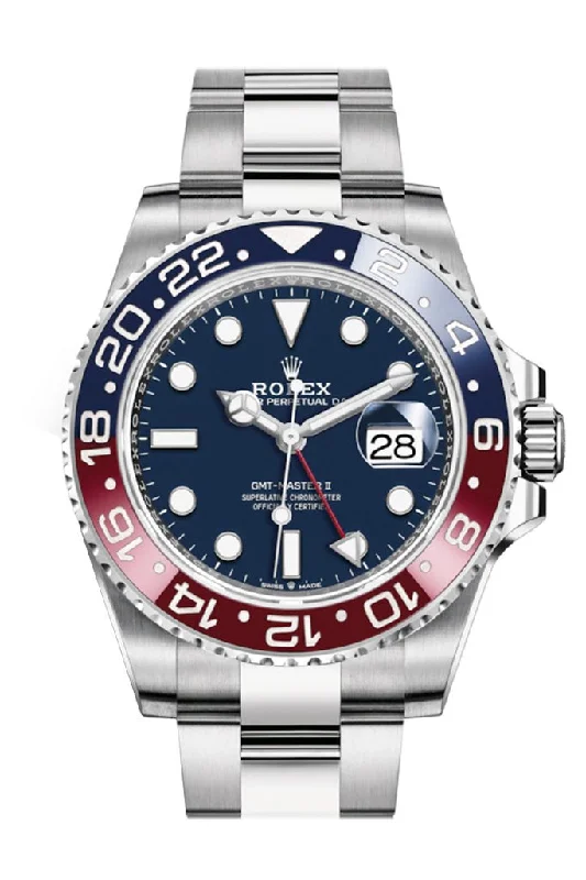 Luxury Brand Automatic Watches for MenRolex GMT-Master II Blue Dial White Gold  Men's Watch 126719BLRO 126719