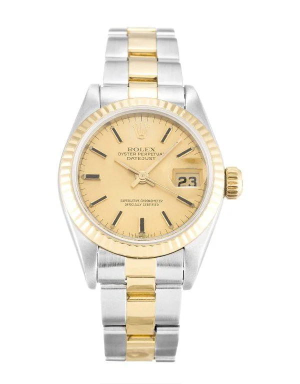 Watches with Luminous Markers for Night VisibilityReplica Rolex Datejust Lady 69173/4