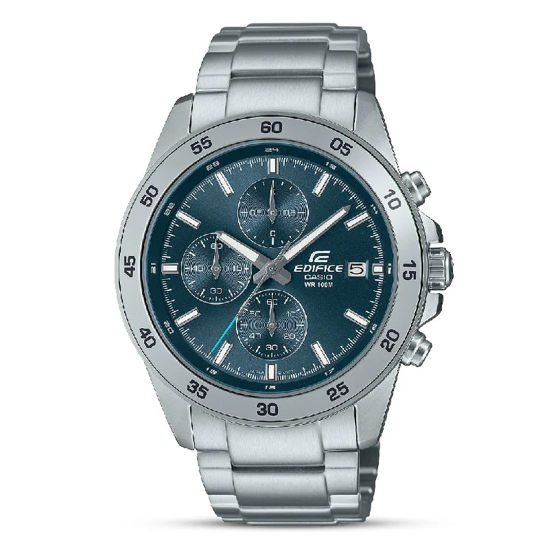 Watches with Skeletonized Hands for a Modern TwistCasio Edifice Chronograph Dark Blue Dial Men's Watch | EFR-526D-2AVUDF