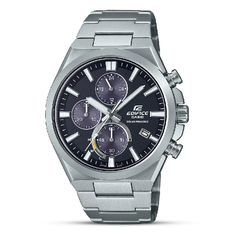 Watches with Skeletonized Hands for a Modern TwistCasio Edifice Solar Chronograph Men's Watch| EQS-950D-1AVUDF