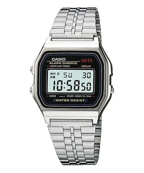 Stainless Steel Bracelet Watches for DurabilityRetro Unisex WR - A159W-N1DF