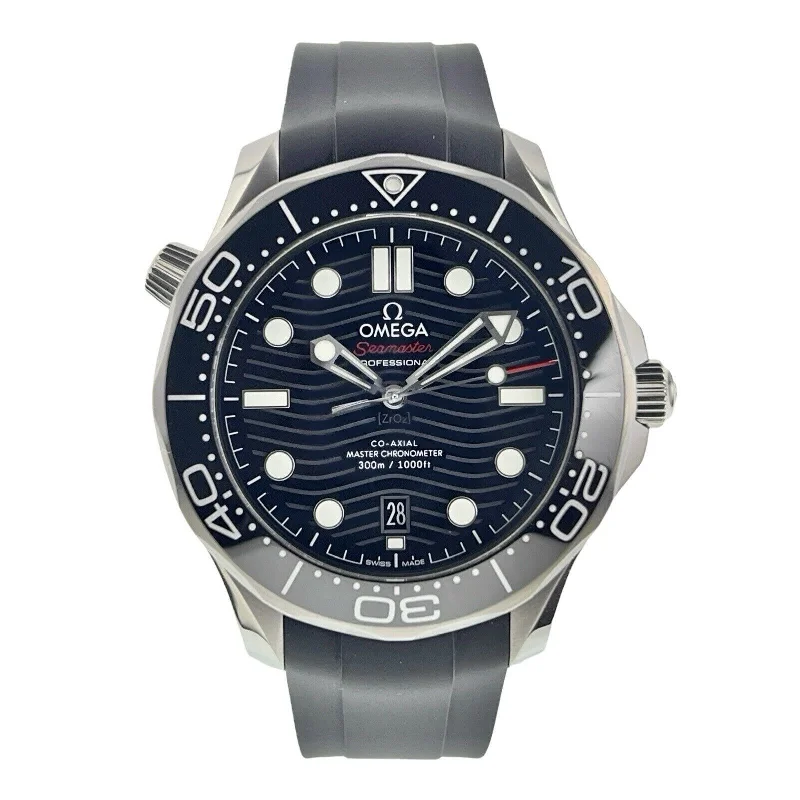 Titanium Cased Watches for Lightweight ComfortOmega Seamaster Diver Steel Black Dial 42mm Automatic Men’s 210.32.42.20.01.001