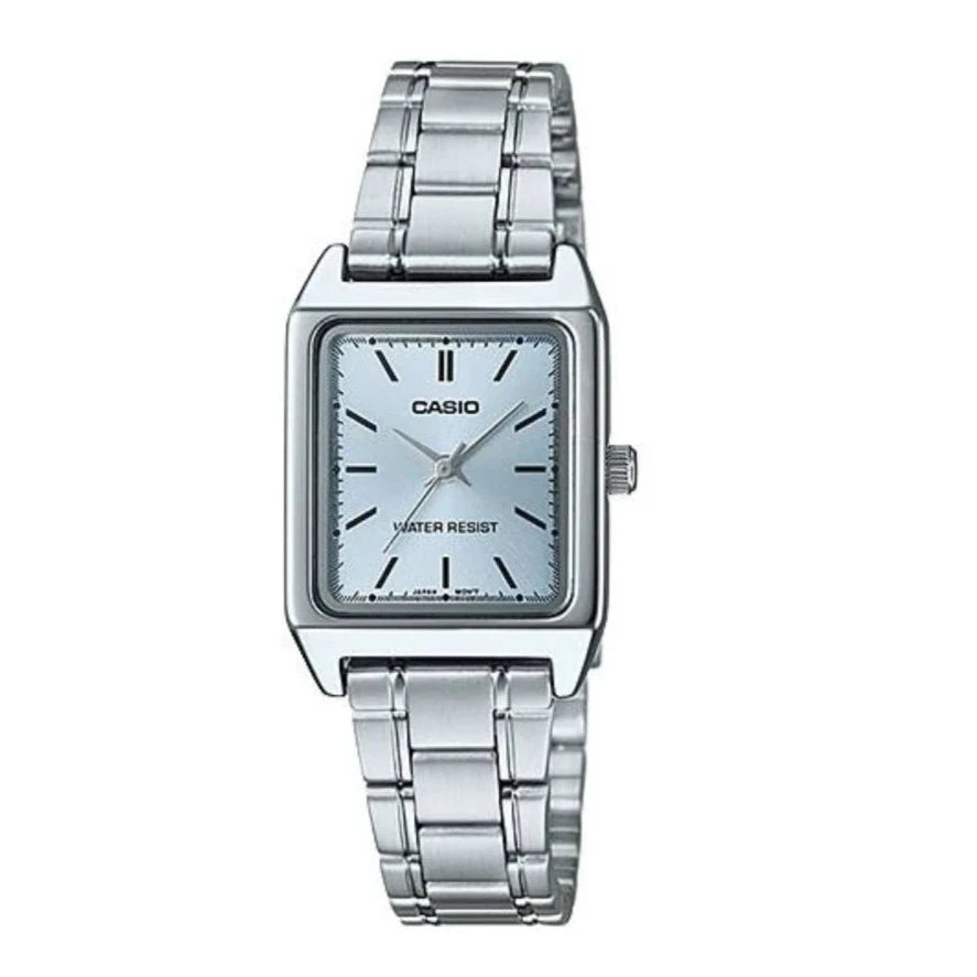 Watches with Gold Plated Cases for a Luxurious LookCasio Standard Ice Blue Dial Woman's Watch | LTP-V007D-2EUDF