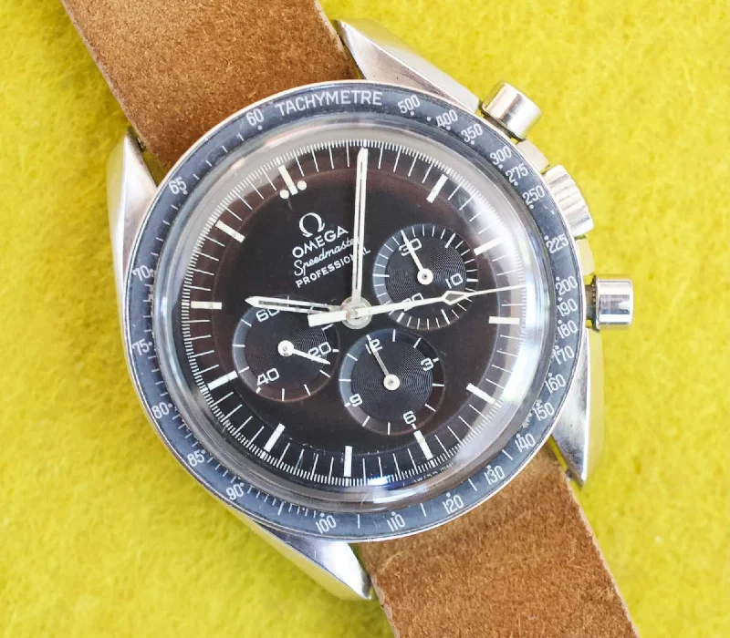 Watches with Gold Plated Cases for a Luxurious LookSOLD OUT: Omega Speedmaster Moonwatch Pre Moon 145.022-69 145.022 69 Step Dial 42mm Chronograph 1971