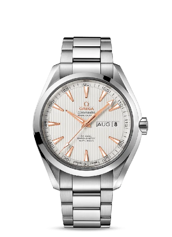 Designer Brand Watches with Unique Dial PatternsOmega Seamaster Aqua Terra 150M Co‑Axial Annual Calendar 43 mm