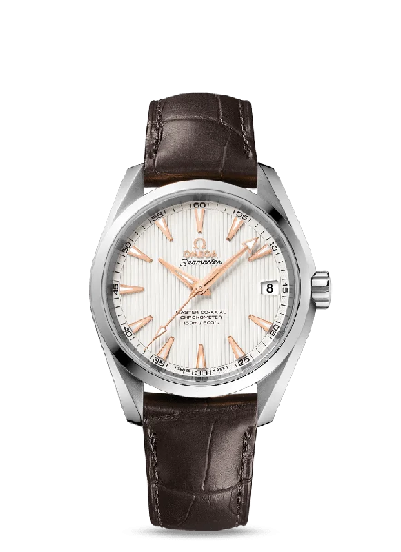 Watches with Silicone Straps for a Soft FeelOmega Seamaster Aqua Terra 150M Master Co‑Axial 38.5 mm