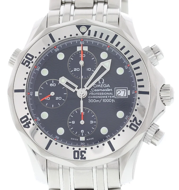 Watches with Multiple Time Zone DisplaysOmega Seamaster 2598.80.00 Chronograph Diver Men's Watch