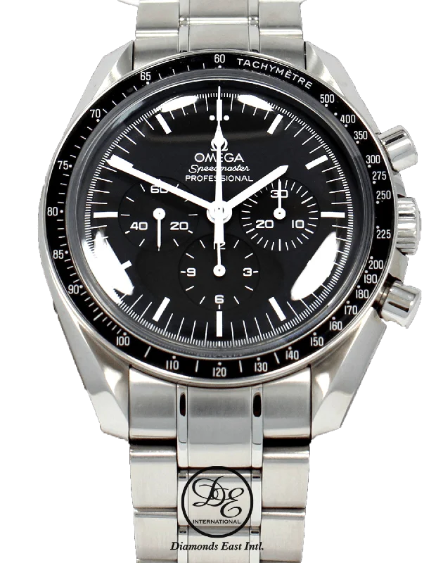 Watches with Engraved Dials for PersonalizationOmega Speedmaster Professional Moonwatch Chrono 31130423001006 Box/Papers