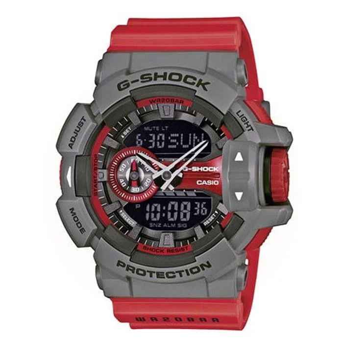 Watches with Embossed Dials for a Textured LookCASIO - G-Shock herreur GA-400-4BER