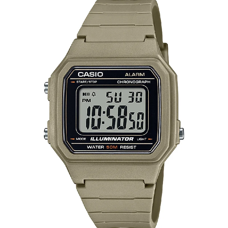 Casual Watches for Weekend OutingsCasio W217H-5A Utility Green Digital Watch