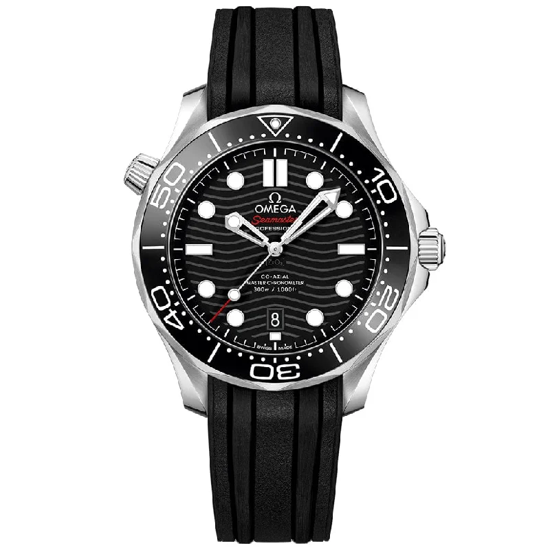 Watches with Heart Rate and Blood Pressure MonitorSeamaster Diver 300m Co‑Axial Master Chronometer 42 mm 210.32.42.20.01.001