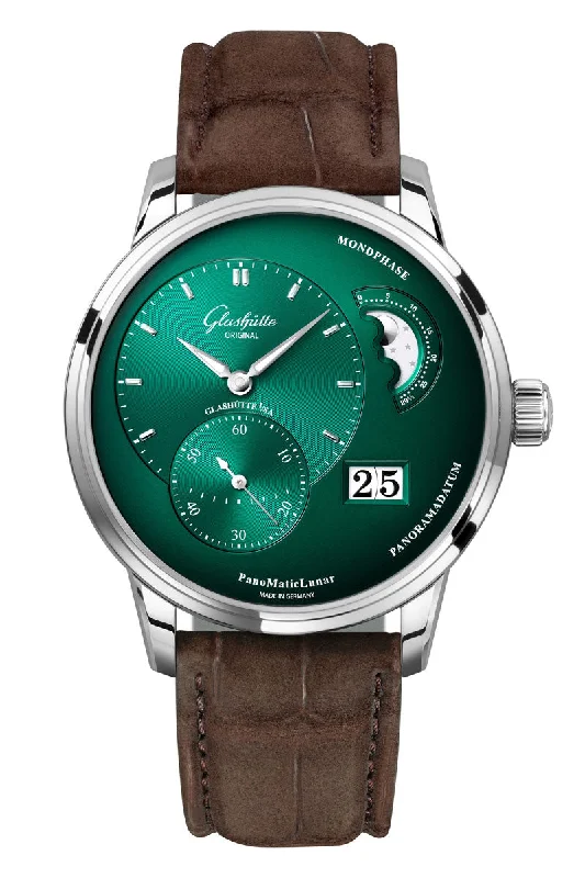 Solar-Powered Watches for Eco-Conscious UsersGlashütte Original PanoMaticLunar 1-90-02-13-32-02