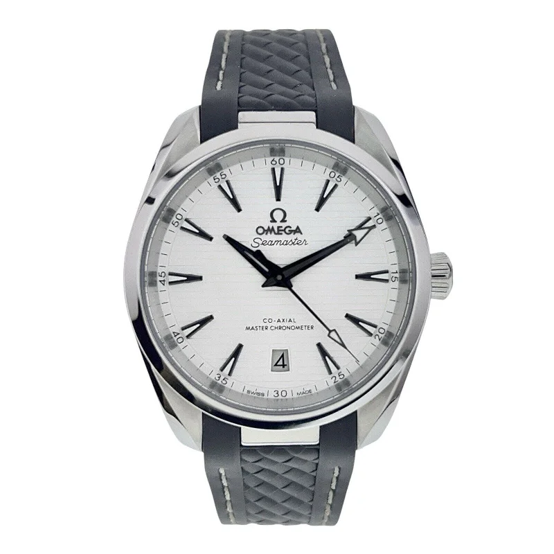 Watches with Matte Finish Cases for a Sophisticated LookOmega Seamaster Aqua Terra Steel White Dial 38mm Automatic 220.12.38.20.02.001