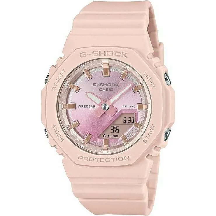 Watches with Braided Straps for a Handmade TouchCASIO G-SHOCK ANALOG DIGITAL PINK GOLD LADIES WATCH GMA-P2100SG-4AJF