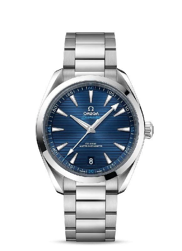 Watches with Two-Tone Cases for a Stylish AppearanceOmega Seamaster Aqua Terra Blue