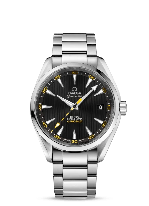 Luxury Quartz Watches with High-End MovementsOmega Seamaster Aqua Terra 150M Co‑Axial 41.5 mm