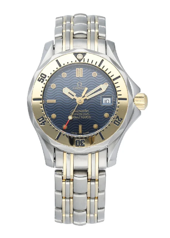 Watches with Silicone Straps for a Soft FeelOmega Seamaster Diver 2382.80.00 Stainless Steel / Yellow Gold Woman's watch