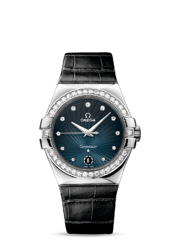 Watches with Engraved Dials for PersonalizationOmega Constellation Quartz 35mm