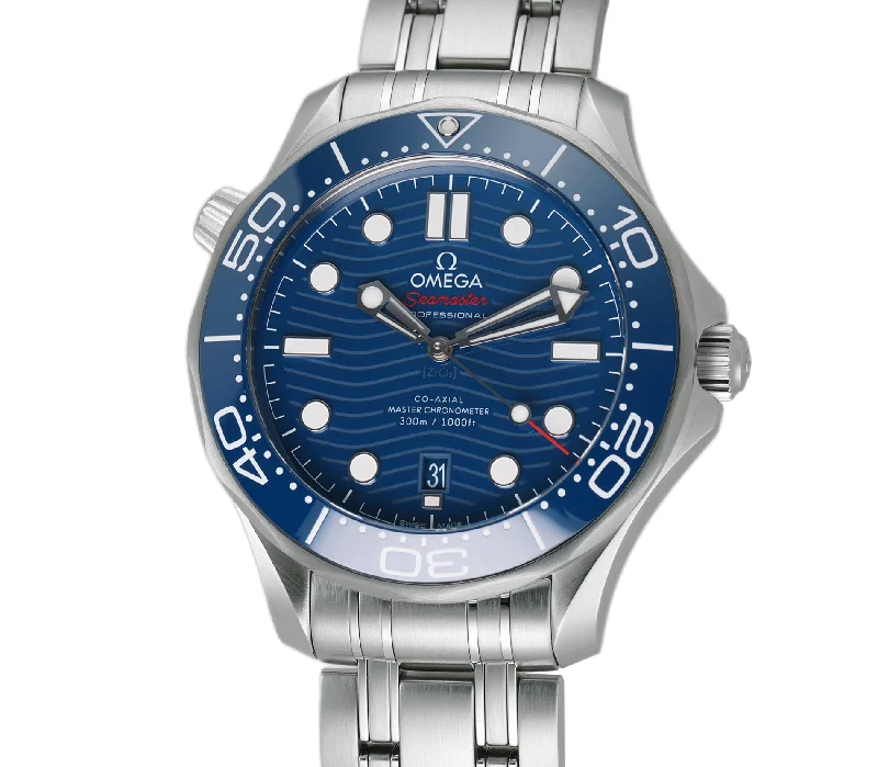 Watches with GMT Function42mm Diver 300m Steel Blue Dial