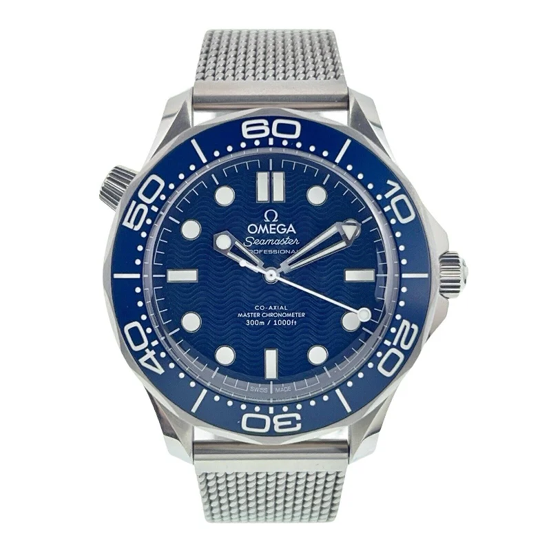 Analog-Digital Hybrid Watches for Dual FunctionalityOmega Seamaster Diver Steel Blue Dial 42mm Automatic Watch  210.30.42.20.03.002