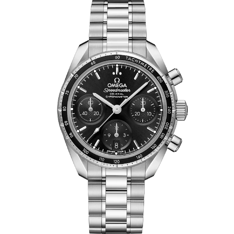 Watches with Embossed Dials for a Textured LookSPEEDMASTER 38 38MM  324.30.38.50.01.001