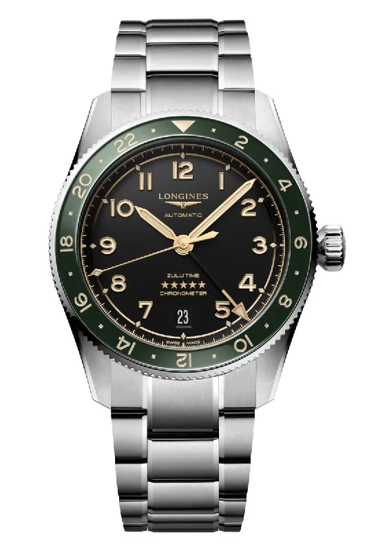 Luxury Quartz Watches with High-End MovementsLongines Spirit Zulu GMT 39mm L3.802.4.63.6