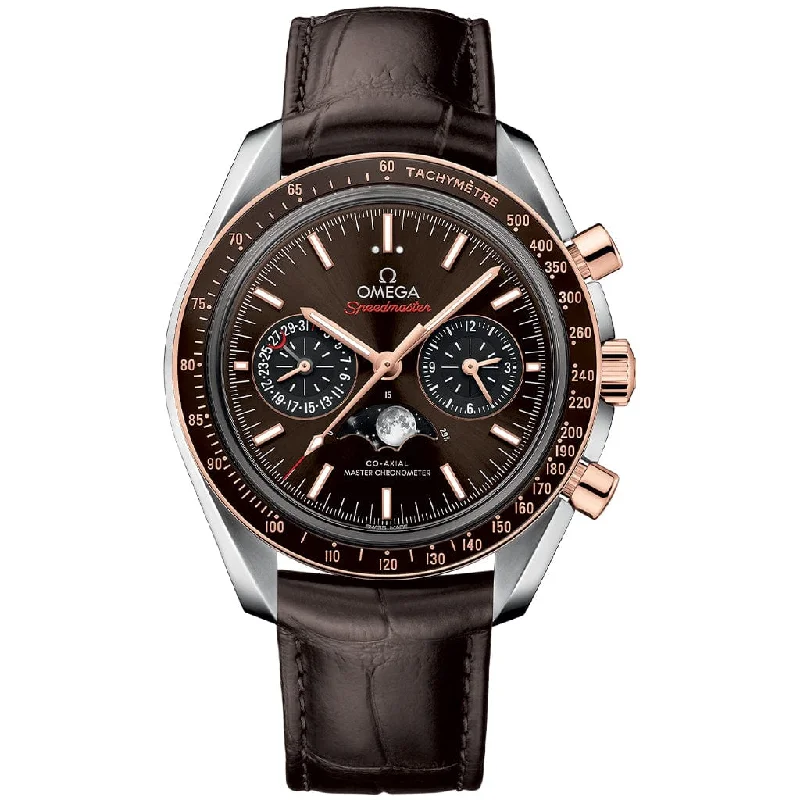 Watches with Power Reserve Indicator (for mechanical)Speedmaster Moonphase Co‑Axial Master Chronometer Moonphase Chronograph 44.25 MM 304.23.44.52.13.001