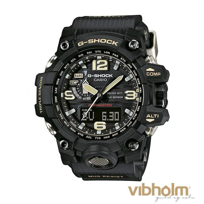 Watches with Matte Finish Cases for a Sophisticated LookCASIO - G-Shock Mudmaster Herreur - sort resin GWG-1000-1AER