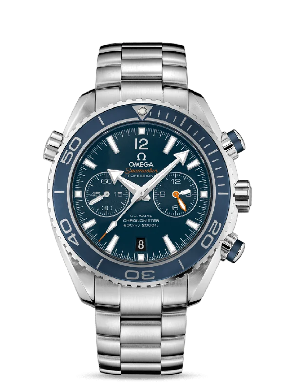 Solar-Powered Watches for Eco-Conscious UsersSeamaster Planet Ocean 600M Titanium Chronograph Blue