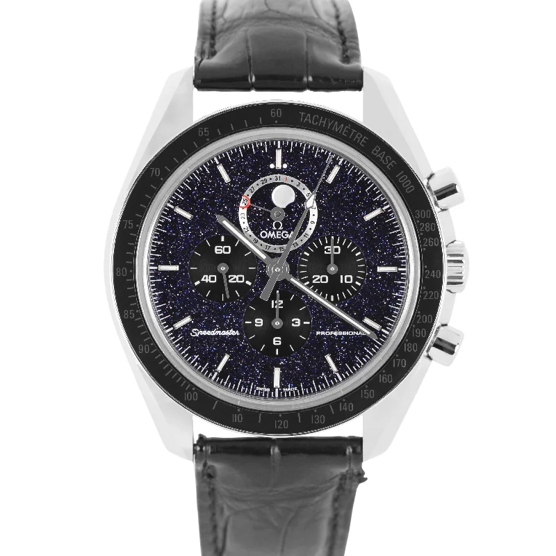 Men’s Dress Watches with Slim ProfilesOmega Speedmaster Moonphase Black Aventurine 44.25mm 311.33.44.32.01.001 Watch