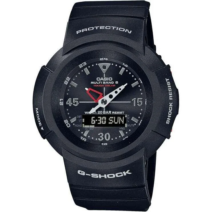 Minimalist Analog Watches for Everyday WearCASIO G-SHOCK RADIO SOLAR ANALOG DIGITAL BLACK MEN WATCH AWG-M520-1AJF