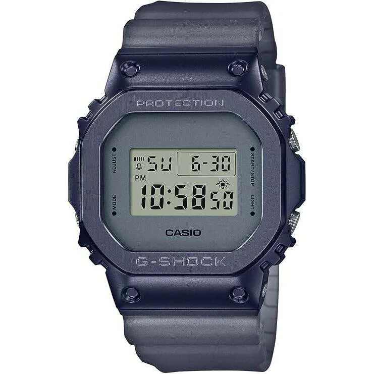 Watches with Skeletonized Hands for a Modern TwistCASIO G-SHOCK MIDNIGHT FOG SERIES METAL COVERED DIGITAL BLUE MEN WATCH GM-5600MF-2JF