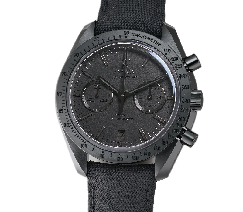 Watches with Rubber Straps for Comfort and Durability44mm Dark Side Of The Moon Black-Black