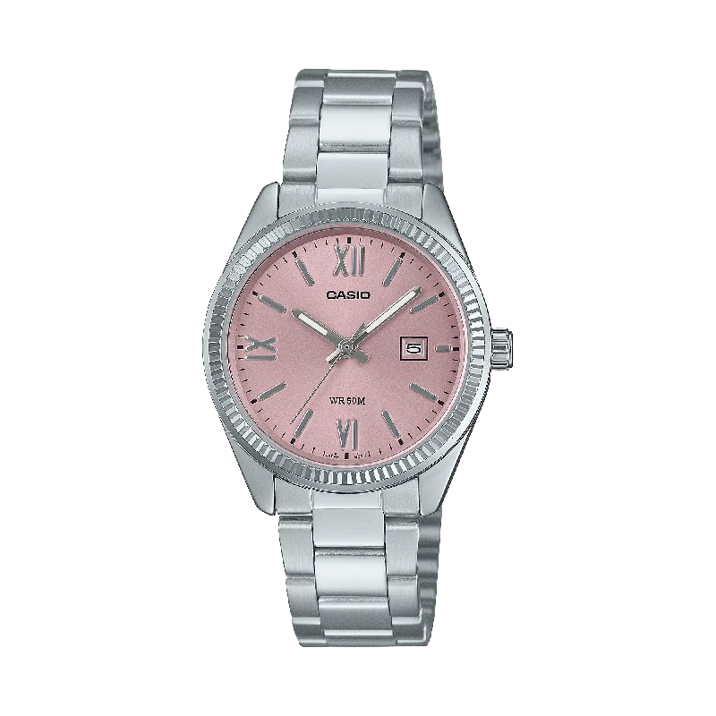 Watches with Sword-Style Hands for a Distinctive LookCasio Standard Analogue Stainless Steel Watch LTP1302DD-4A1