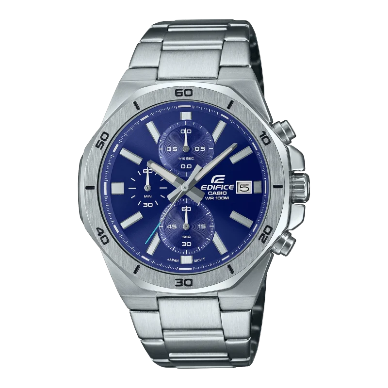 Digital Watches with Timer FunctionCasio Edifice Chronograph Blue Dial Men's Watch| EFV-640D-2AVUDF