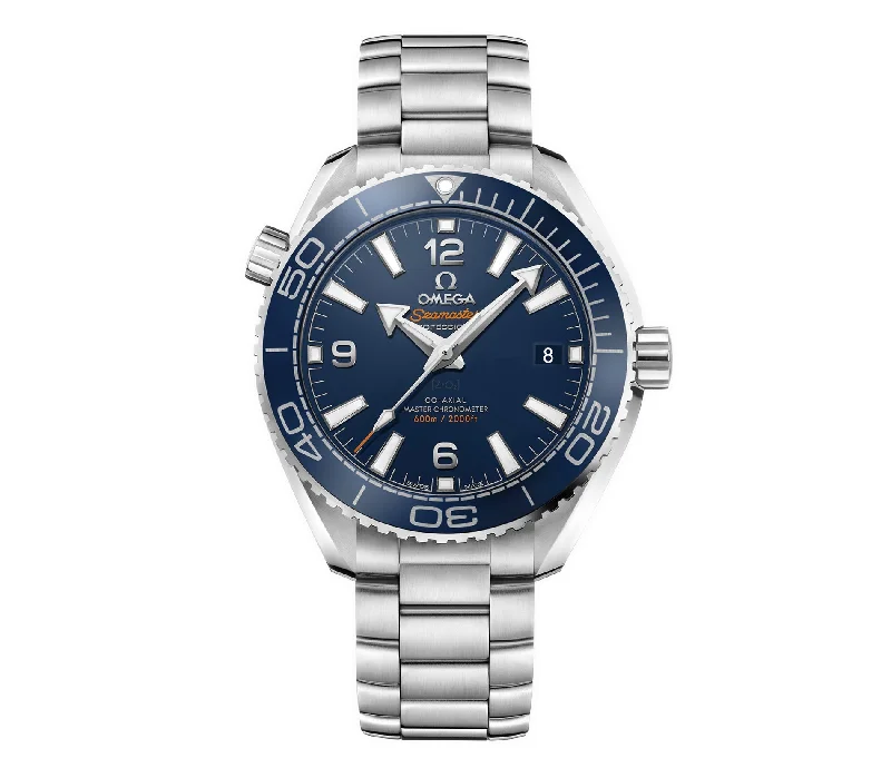 Stainless Steel Dress Watches for Businessmen40mm Planet Ocean Blue Dial Stainless Steel Bracelet