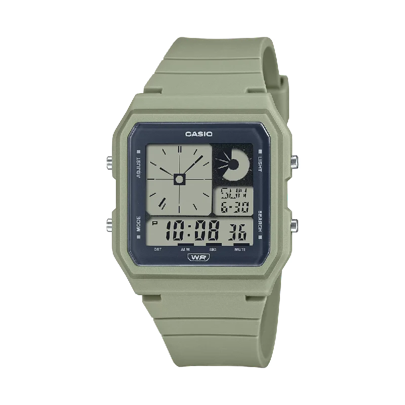 Analog-Digital Hybrid Watches for Dual FunctionalityRetro Unisex WR - LF-20W-3ADF